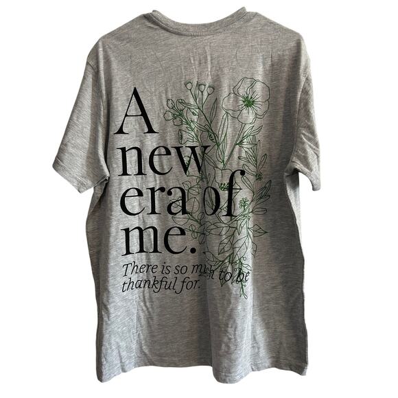 ZOE + LIV New "Take Care of Each Other" Gray Graphic Tee Size XL - Picture 2 of 3